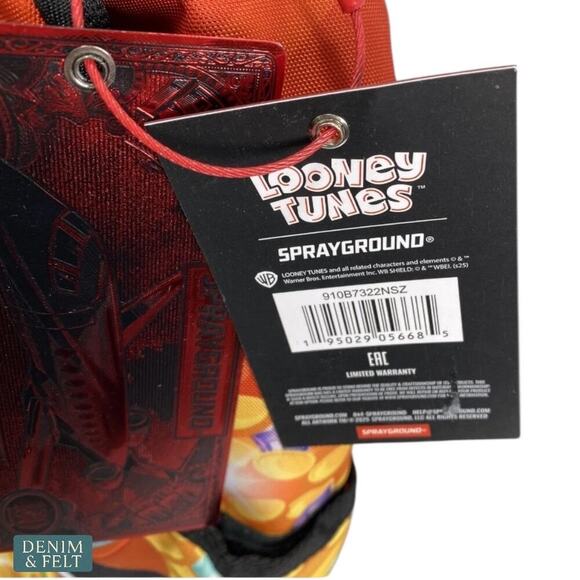 Sprayground Looney Tunes Bugs Billionaire DLXR Backpack Limited Edition NEW/NWT - Picture 15 of 16